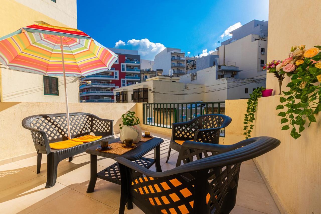 סיינט פול ביי Traditional Maltese Apartment 3Bdr 2 Bth Terrace מראה חיצוני תמונה